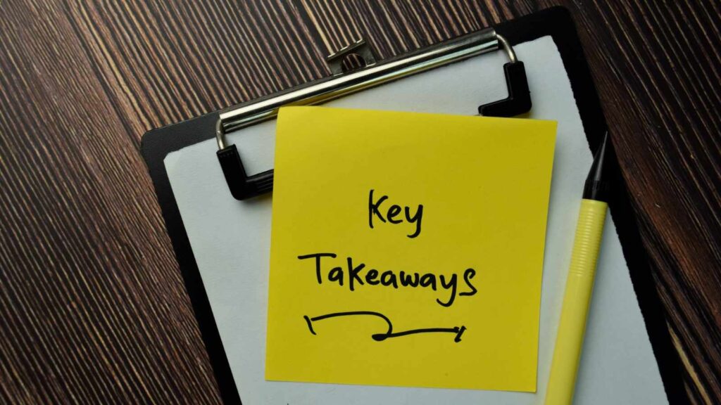 KEY TAKEAWAYS