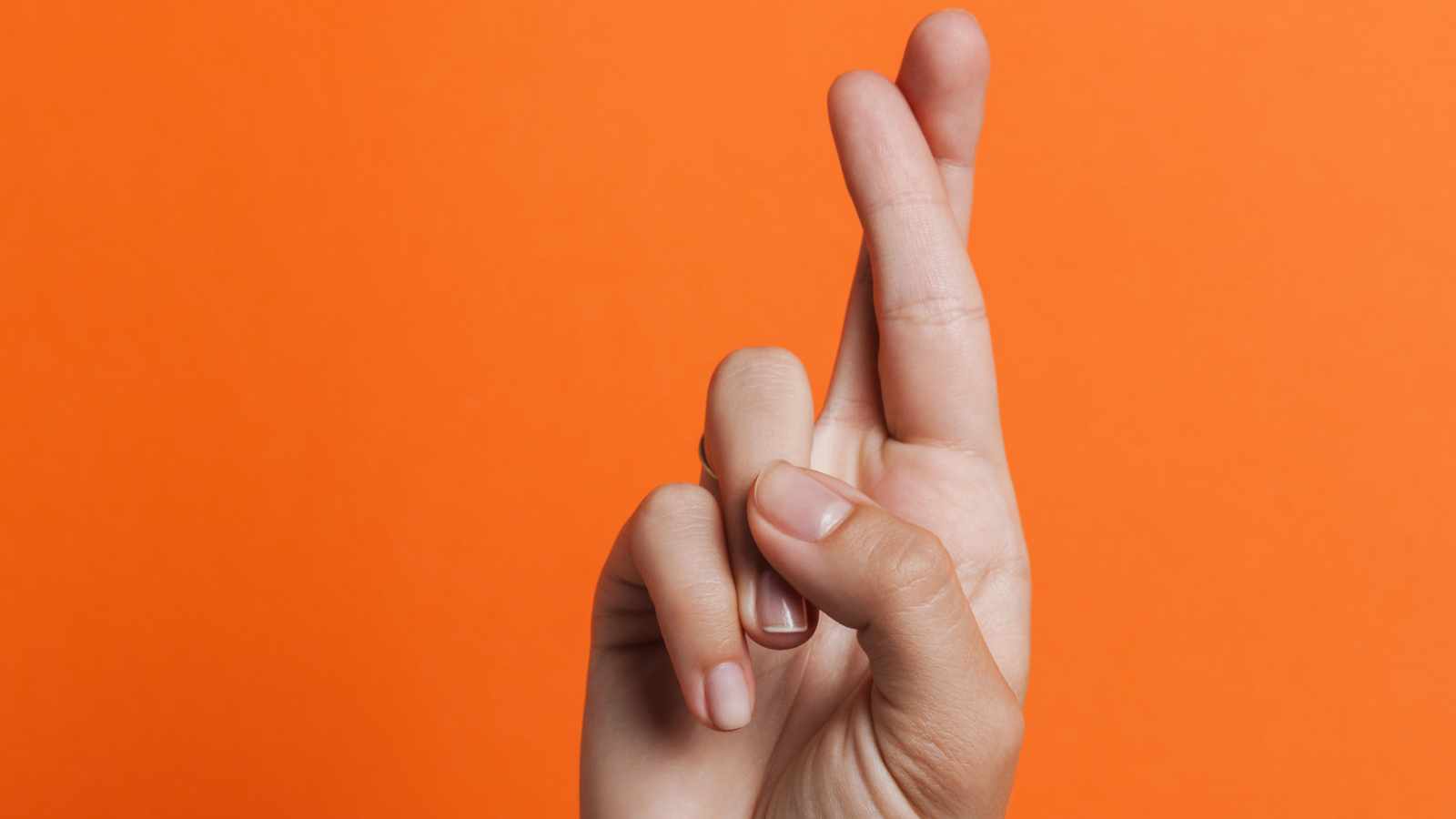 Crossing Fingers for Good Luck