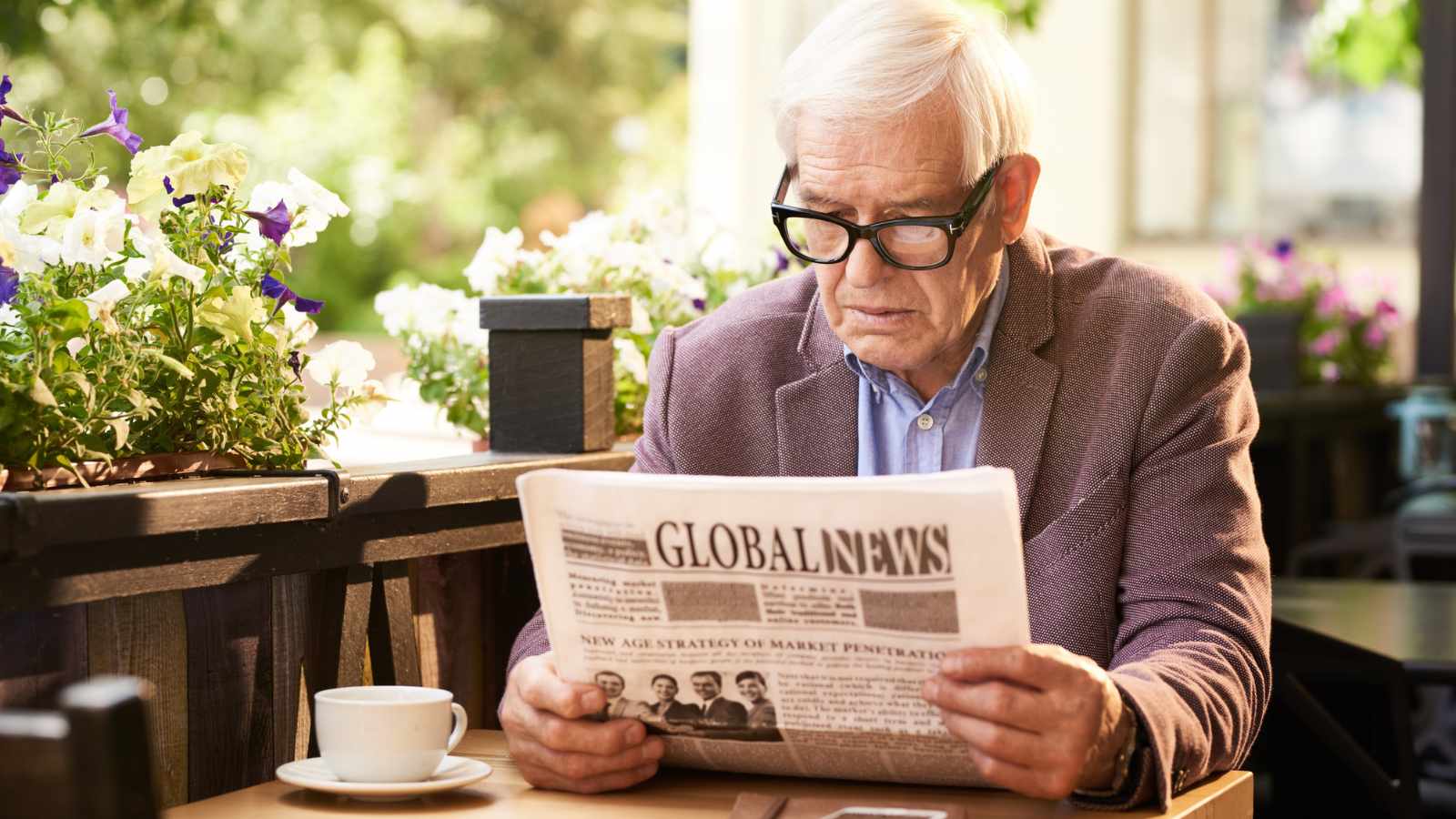 Reading Print Newspapers