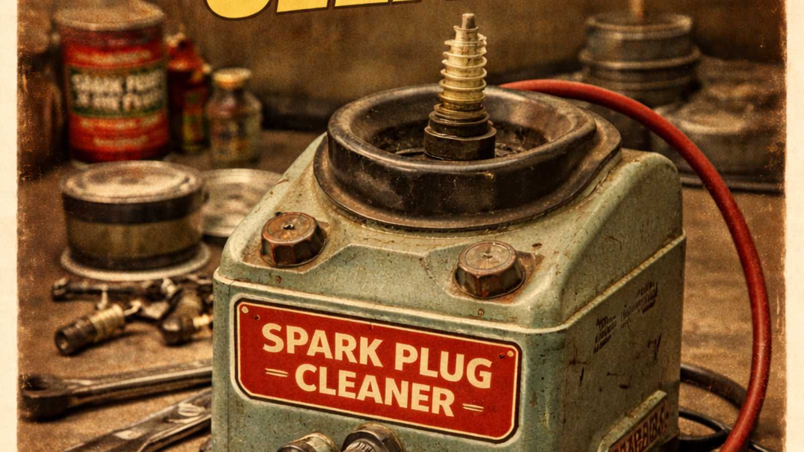 vintage garage tools that are just gathering dust today