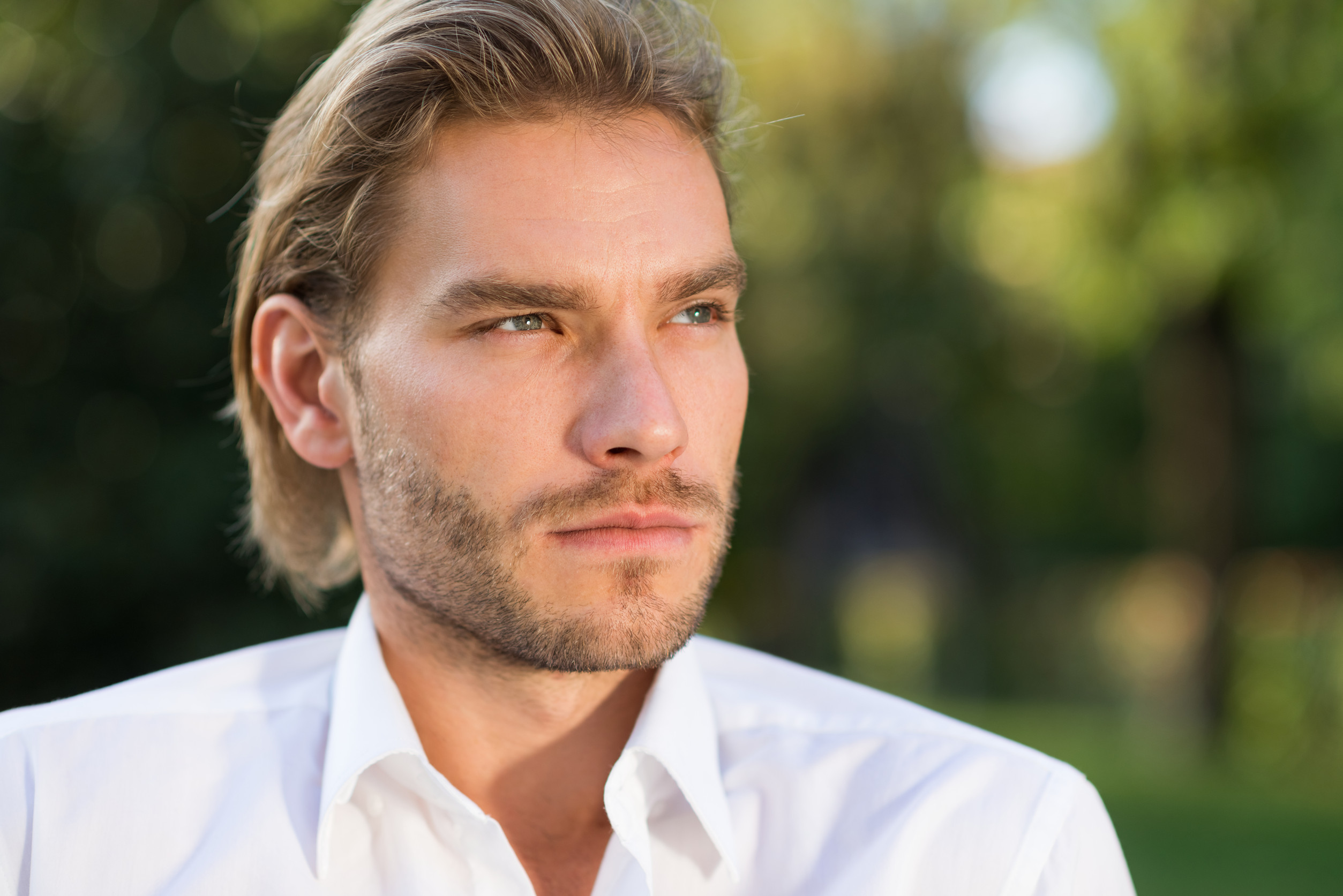Portrait of a young confident man