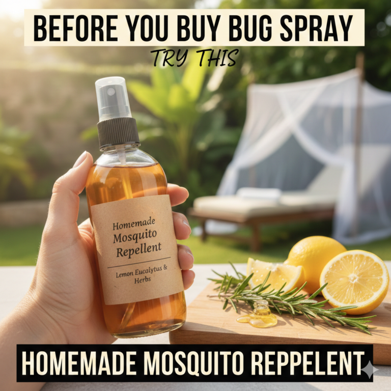 Before You Buy Bug Spray, Try This Homemade Mosquito Repellent