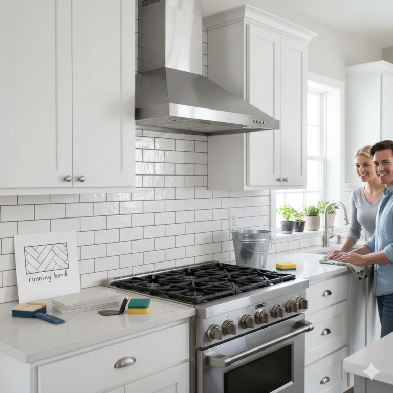 Easy DIY Subway Tile Kitchen Backsplash Ideas for Beginners