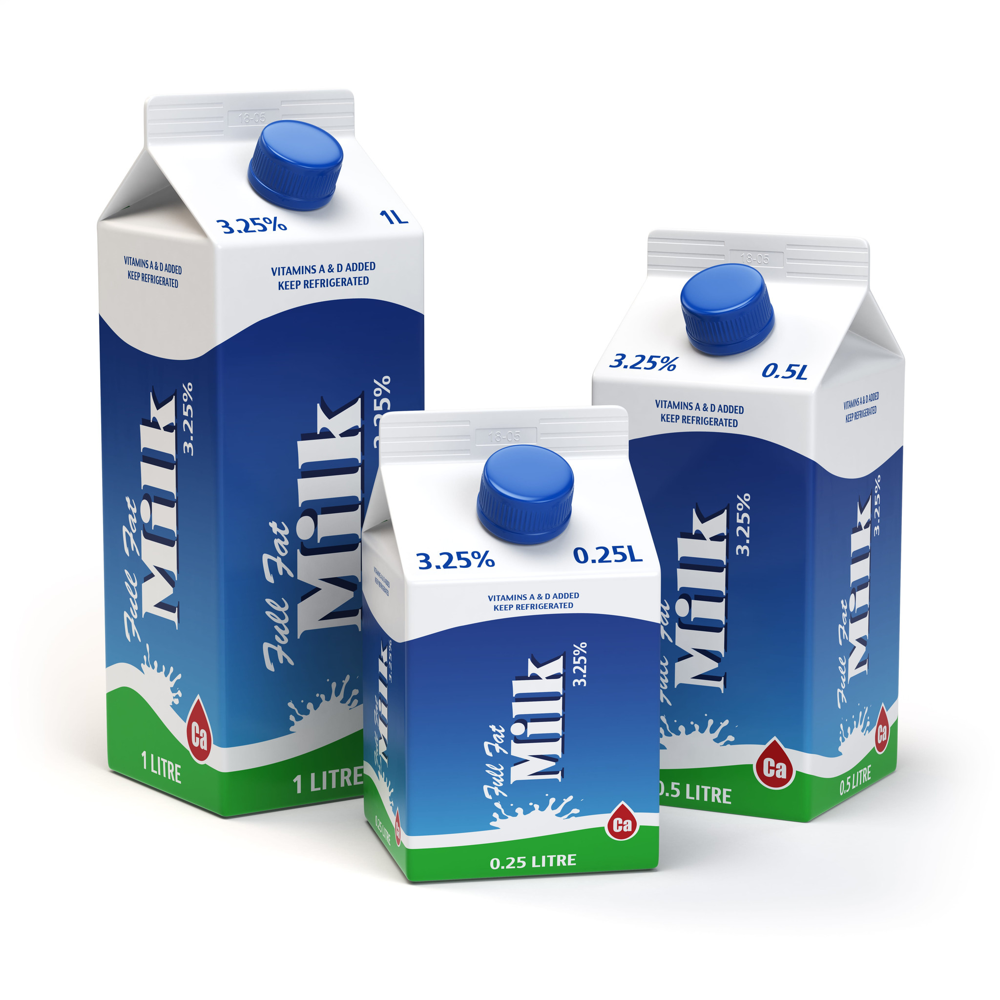 Square Milk Carton