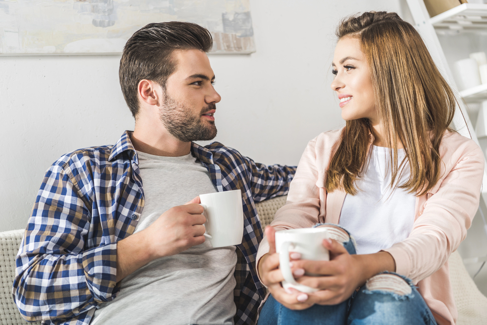couple talking