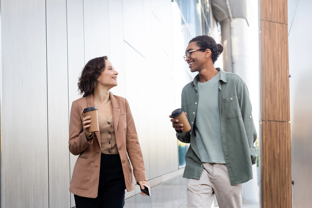 couple talking