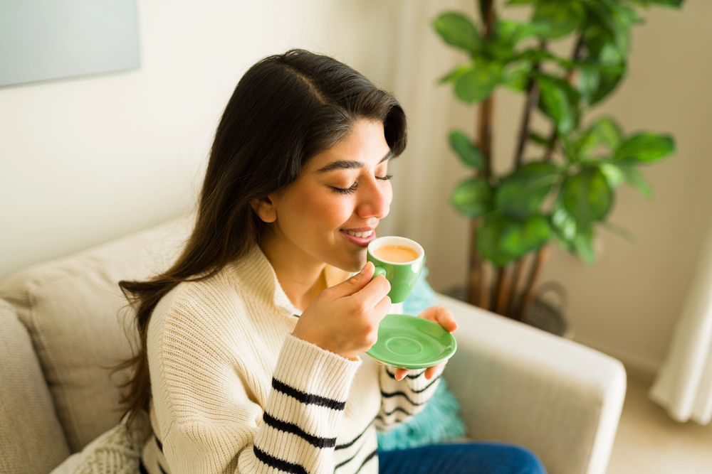 woman relaxing
