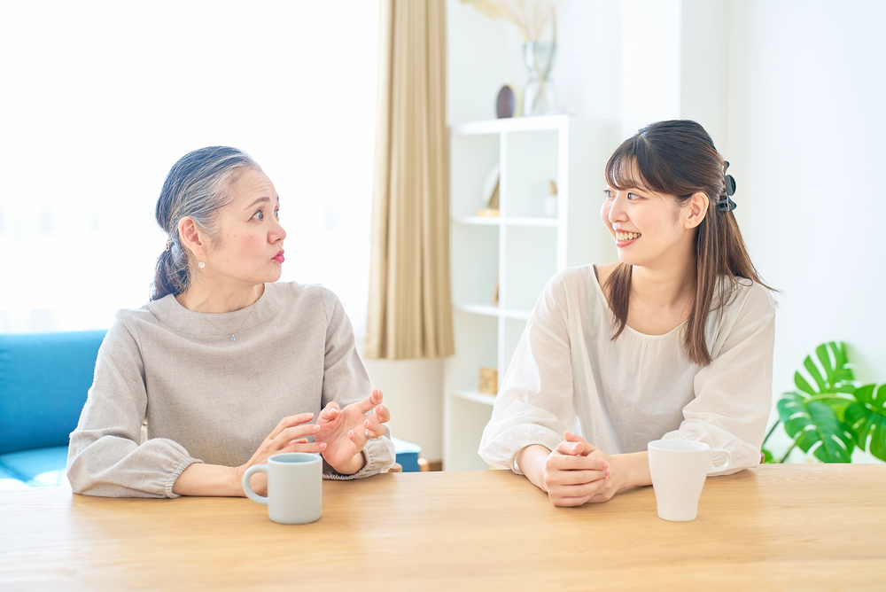 talking
