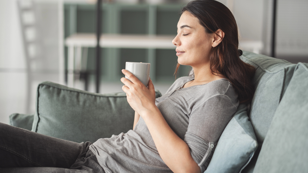 woman relaxing