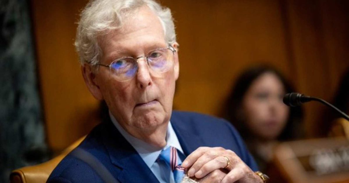 New Video Shows Mitch McConnell Taken From His Home on a Stretcher as Health Questions Grow