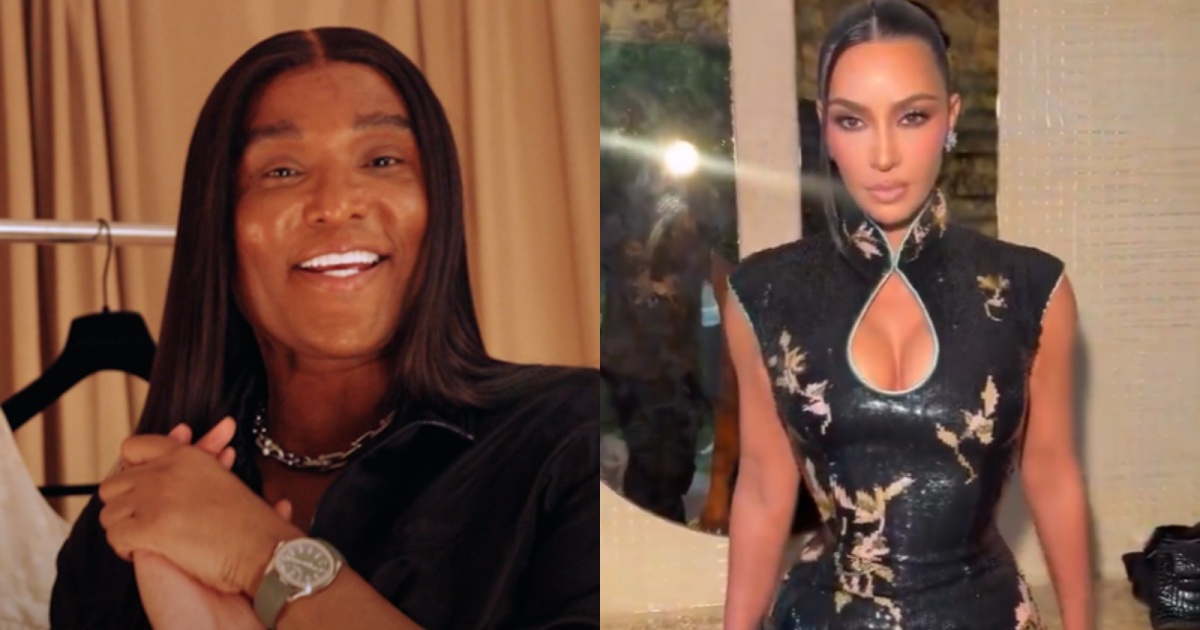 Kim Kardashian Just Hired Law Roach, the Stylist Whose Reaction to Her Faux Hair Skims Thong Went Viral