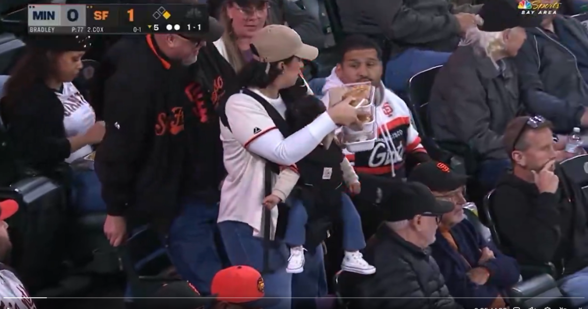 A Multitasking “Mom of the Year” Video From a Giants Game Has the Internet Furious at Her Husband