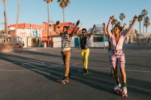group-of-people-wearing-roller-skates-